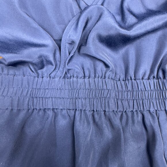 Women's‎ J. CREW Wrap-front Romper Navy Blue Shorts- Size 14 - Picture 8 of 11